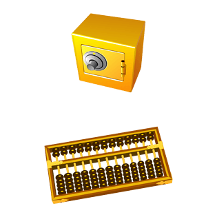 保险箱金算盘