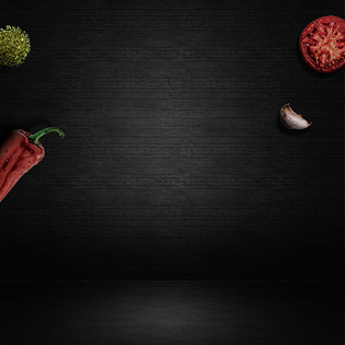 简约黑色大气特色食品麻辣主图背景