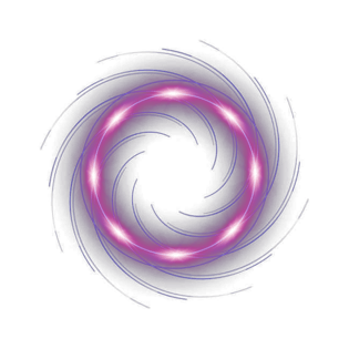 紫色光环图片大全