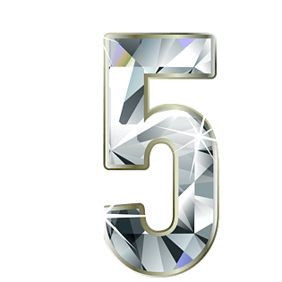 钻石阿拉伯数字5