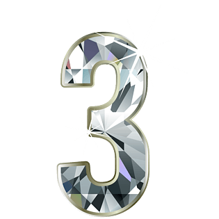 钻石阿拉伯数字3