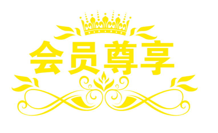 会员尊享艺术字