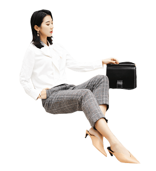 坐着人图片大全