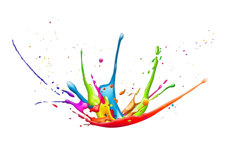 泼油漆图片大全