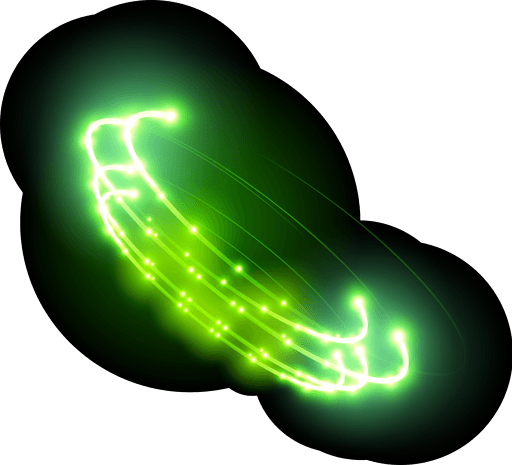 绿色游戏光效特效