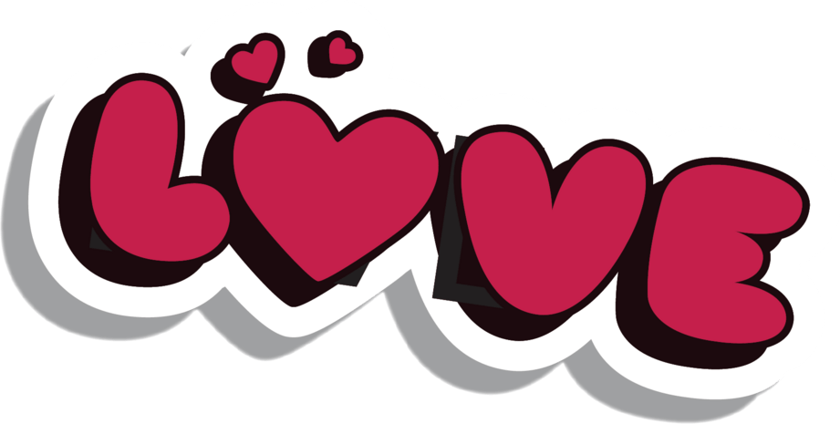 pngpsd2000*2000简约卡通手绘字母love元素设计pngpsd2000*2000卡通