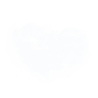 心形白云装饰png素材pngpsd2000*2000彩绘心形爱心素材pngpsd2000*