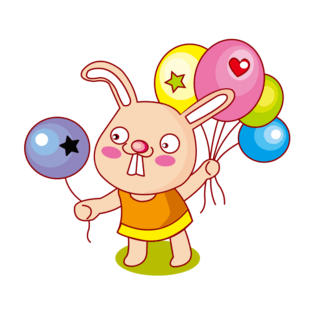 兔子气球图片大全