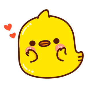 彩色爱心与小黄鸭pngpsd2000*2000小黄鸭pngpsd2000*2000卡通爱心小狗