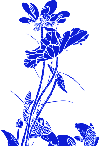 青花瓷图案陶瓷贴花