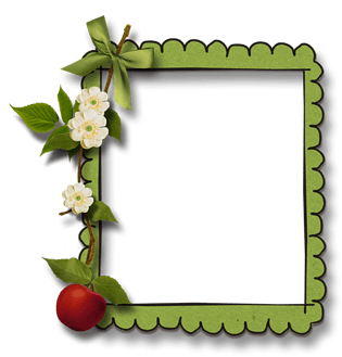 花边边框装饰pngpsd2000*2000蓝色小花修饰磨损圆角矩形边框pngpsd