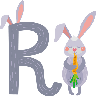 卡通炫彩几何拼接字母r字母rr字母r艺术字字母r设计英文字母r纹理水