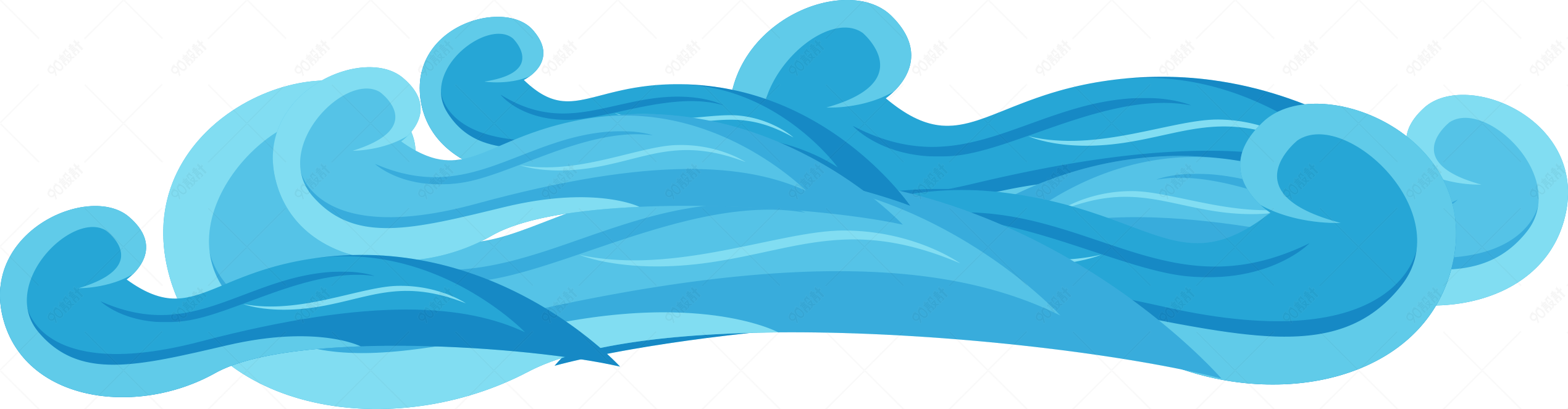 水波纹 免抠元素png 90设计网 水波纹 免抠元素png 90设计网