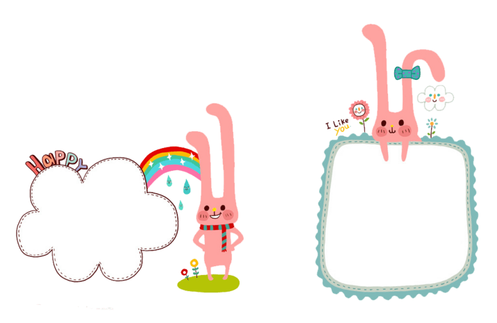 兔子对话框图片大全