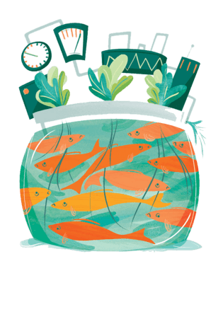 水星鱼缸pngpsd2000*2000水彩清新鱼缸pngpsd2000*2000简约心形素材手