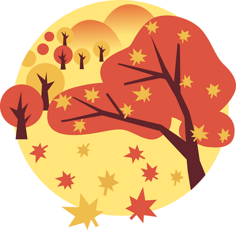 卡通秋天树叶图片大全