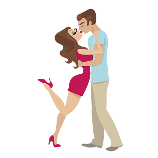 亲吻人物图片大全_亲吻人物图片素材【png免费下载】-90设计网