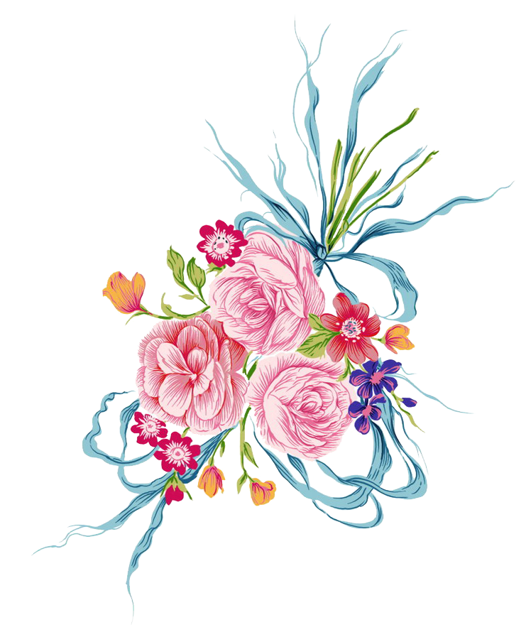 创意手绘花朵图片