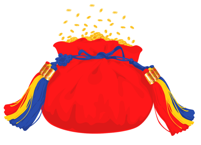 卡通聚宝盆图片大全