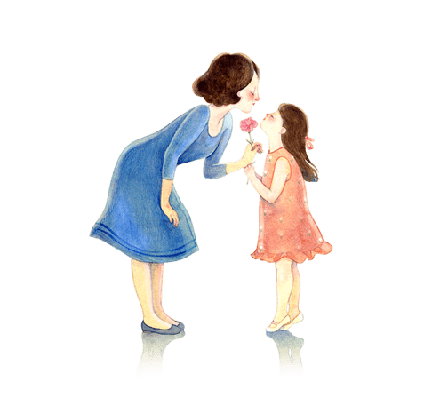 卡通母女图片大全