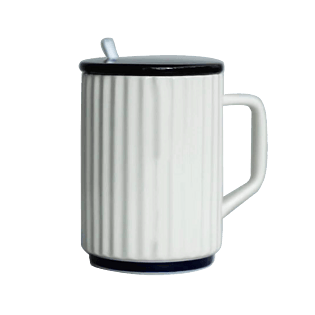 简约灰白水杯上班族必备