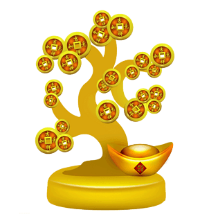 卡通摇钱树图片大全