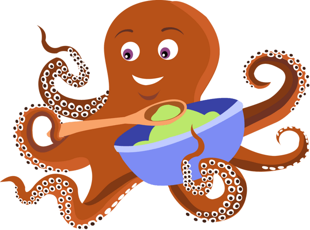 卡通动物章鱼图片大全