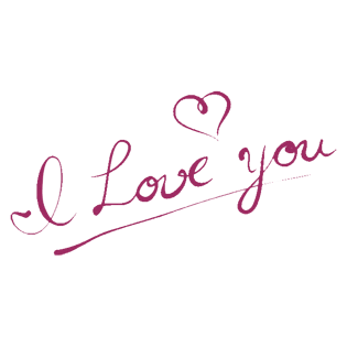 情人节主题我爱你心型表达