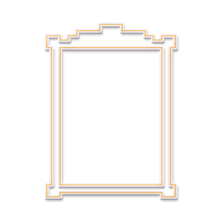 中国风长方形微粒体边框