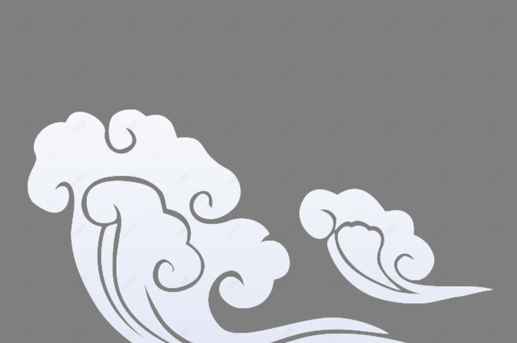 中国风祥云云纹png免抠素材