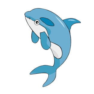 蓝色动物海豚图片大全