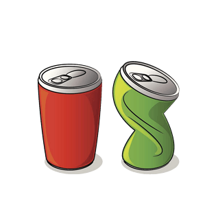 可口可乐易拉罐图片大全