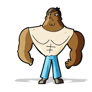 卡通肌肉图片大全