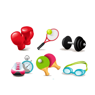 卡通运动图标乒乓球拍pngpsd2000*2000乒乓球运动器材素材pngpsd2000*