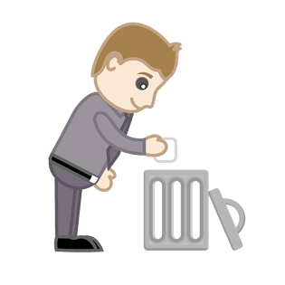 扔垃圾图片大全