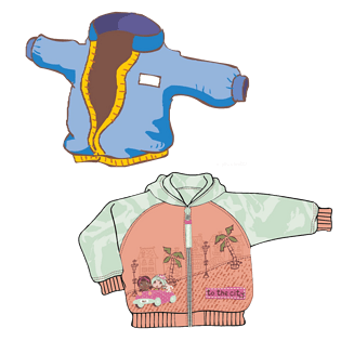 衣服卡通图片大全