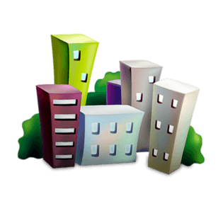 楼房卡通手绘图片大全