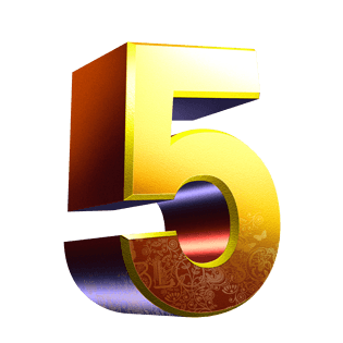 创意数字5图片大全