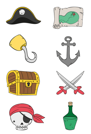 海盗卡通图片大全