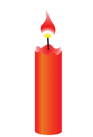 红色蜡烛图片大全