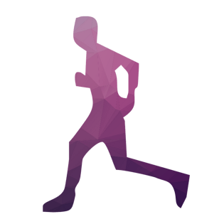 奔跑剪影图片大全