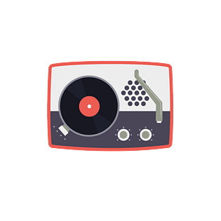 90年代复古收音机设计元素