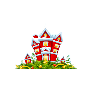 圣诞城堡图片大全