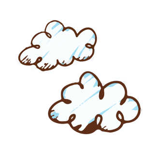 卡通云素材图片大全