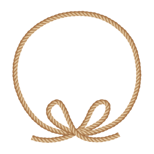 麻绳绳子卡通绳结装饰