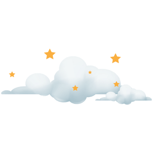 卡通云朵星星图片大全