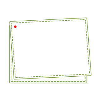 绿色红点条形背景边框