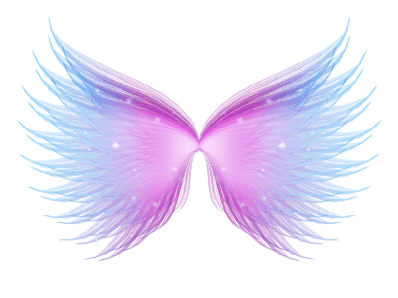 彩色_原创翅膀【高清效果元素png素材】-90设计