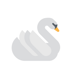 天鹅卡通图片大全