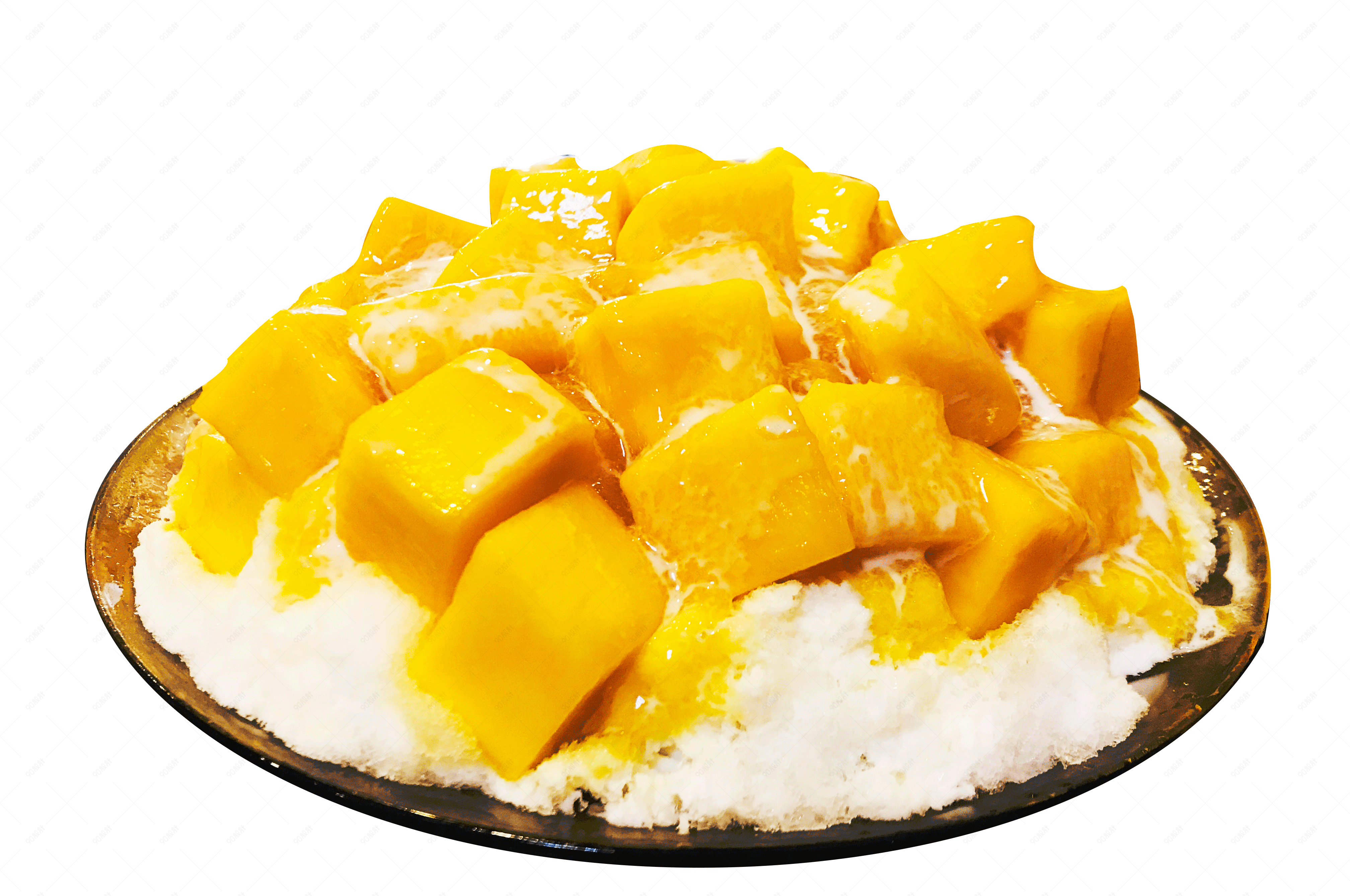 黄色芒果沙冰广式糖水